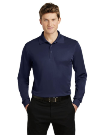 Sport-Tek® Long Sleeve Micropique Sport-Wick® Polo. ST657